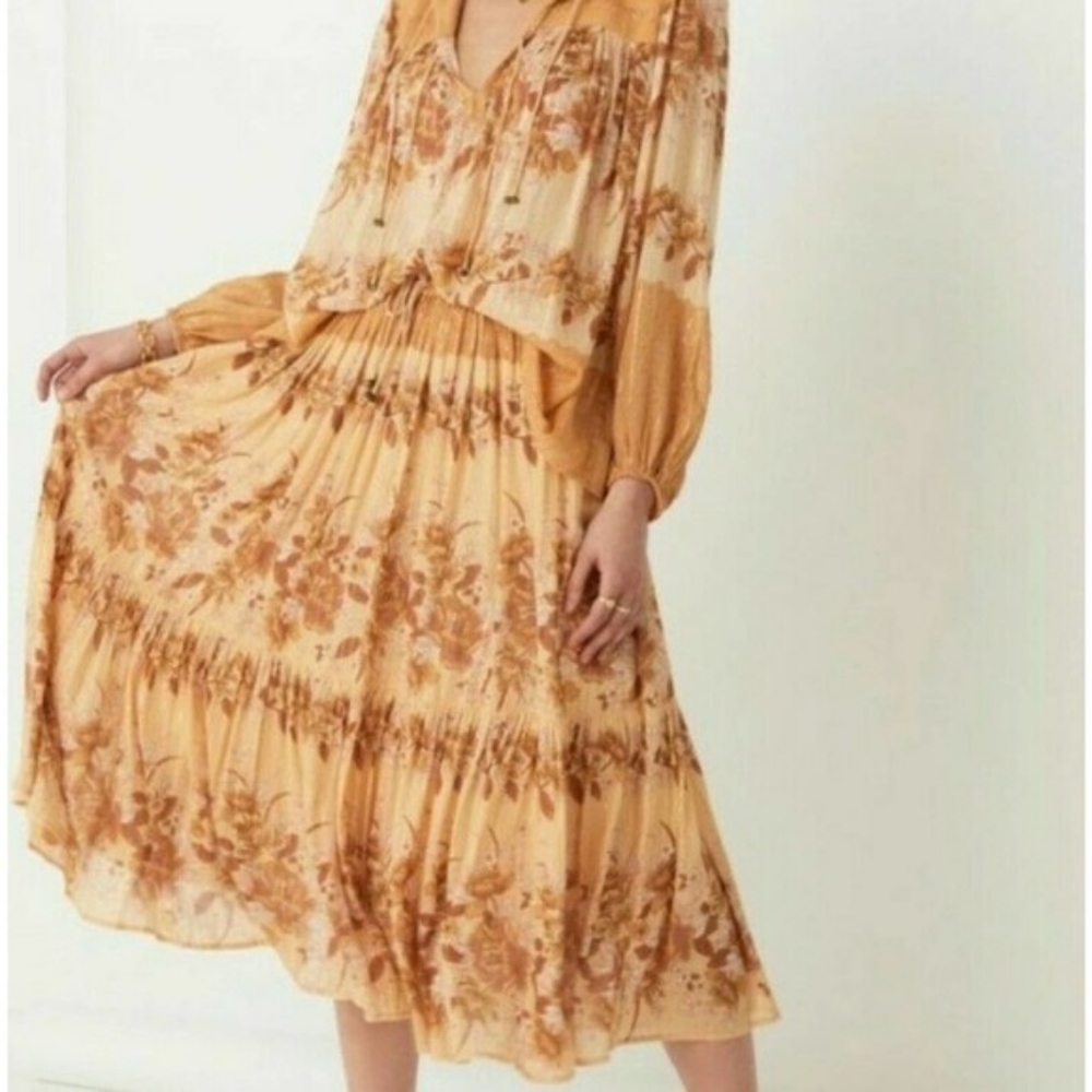 Spell & the Gypsy Collective Coco Lei Maxi Skirt Caramel S